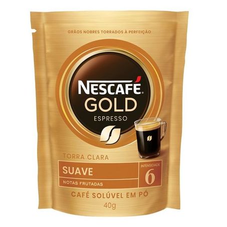 Cafe nescafe soluvel gold intensidade 6 40g