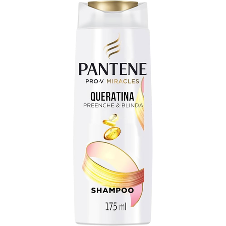 Shampoo pantene pantene 175ml queratina