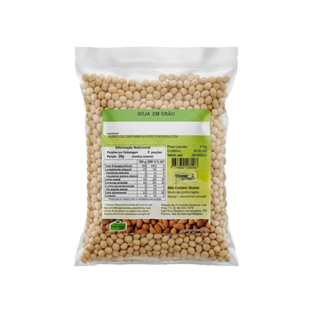 SOJA EM GRÃO 500G