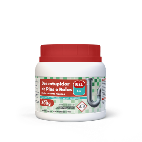DESENTUPIDOR DE PIAS E RALOS BEL LAR POTE 300G