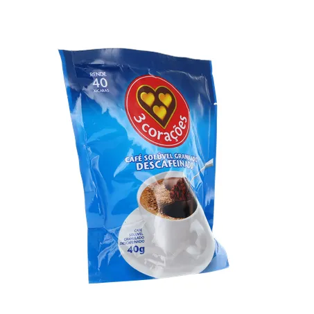 Café Solúvel 3 Corações Descafeinado Rf 40g 360-32