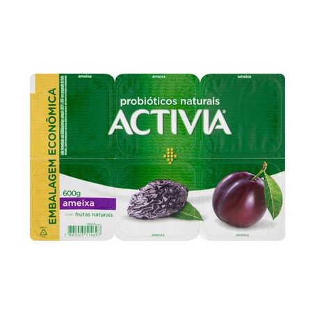 Activia Danone Polpa ameixa 510g