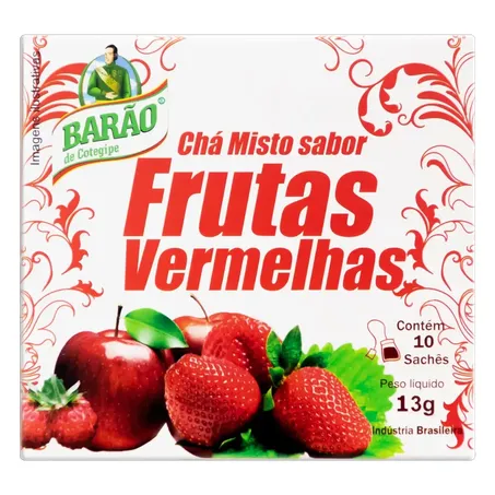 Cha barao frutas vermelhas 13g