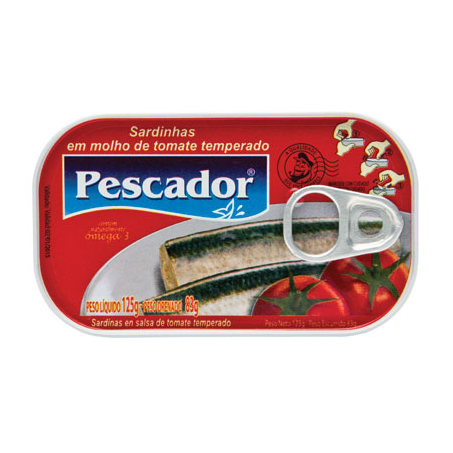 SARDINHA COM MOLHO DE TOMATE PESCADOR
