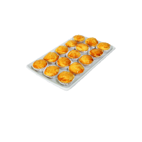 Salgado empadinha queijo/presunto caitá kg