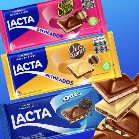 CHOCOLATE LACTA 98G OURO BRANCO 360-2