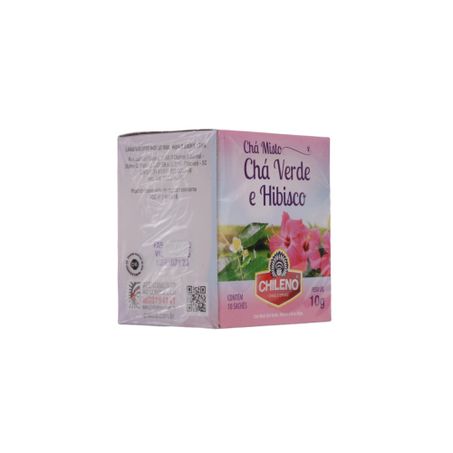 Chá Misto Chileno Chá Verde e Hibisco Caixa com 10un - 10gr 360-22