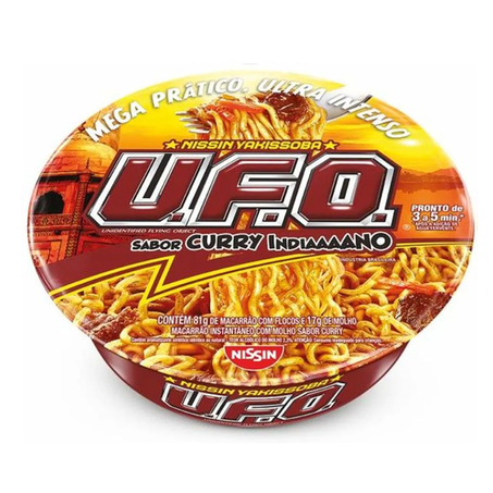 MACARRÃO NISSIN YAKISSOBA UFO CURRY INDIANO 96G