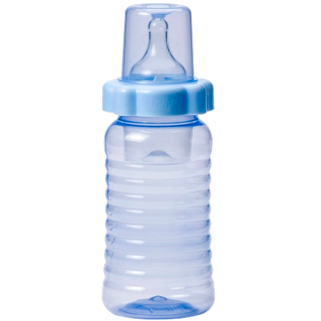 Mamadeira lolly big clean azul340ml