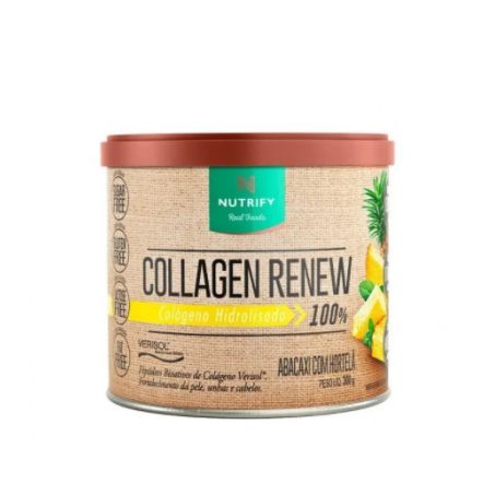 Collagen Renew Sabor Abacaxi Com Hortelã Nutrify 300G