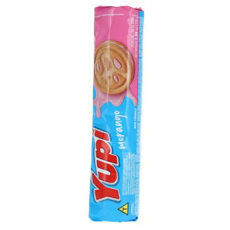 Biscoito recheado yupi morango 130g 360-3