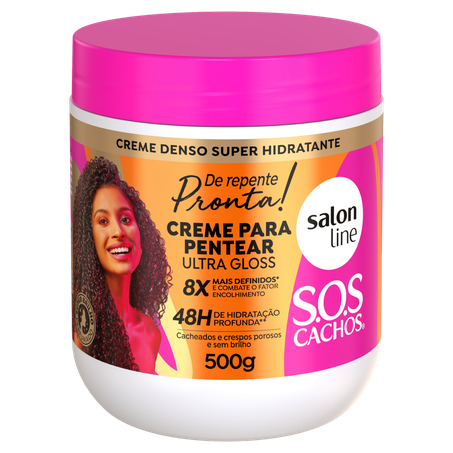 CREME PENTEAR SALON LINE DE REPENTE PRONTA 500G