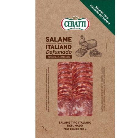 SALAME CERATTI ITALIANO DEFUMADO 100G