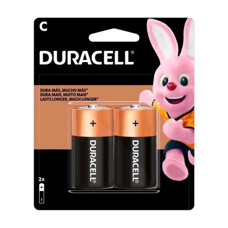 PILHA DURACELL ALCALINA C MEDIA 02UN
