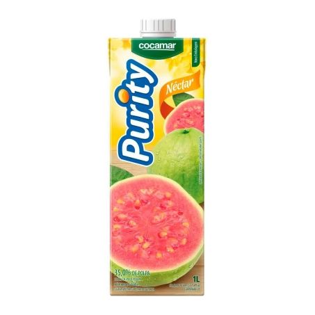Suco Pronto Purity Néctar de Goiaba Caixa 1LT