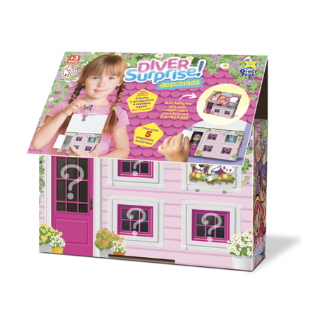 BONECA DIVERTOYS SURPRISE MINI DESCOLADA REF.8234 360-2