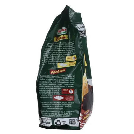 Mistura para Bolo Orquidea tipo Brownie e Petit Gateau Pacote 350gr 360-28