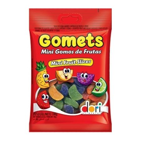 Bala goma dori mini fruit pct 100gr