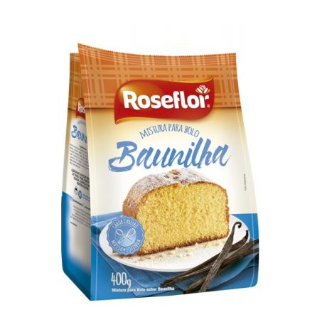 Mistura para bolo roseflor baunilha 400g