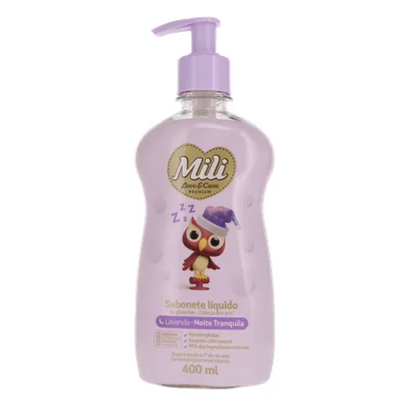 Sabonete liq mili love&care lavanda suave 400ml 360-1