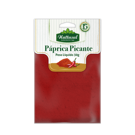 PÁPRICA PICANTE NATTUSUL 30G