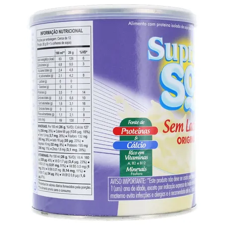 ALIMENTO SUPRA SOY SEM LACTOSE 300G 360-30