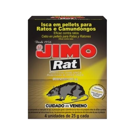 ISCA EM PELLETS PARA RATOS E CAMUNDONGOS JIMO
