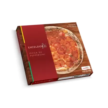 Pizza excelsior 420g sabor pepperoni