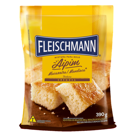 Bolo fleischmann aipim 390g