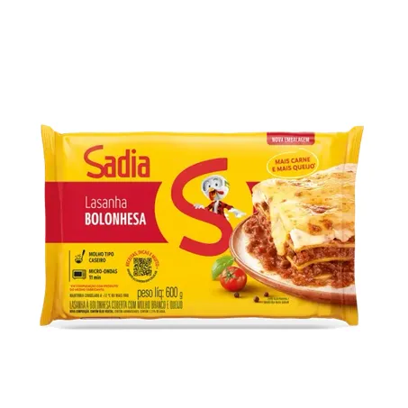 Lasanha Sadia 600g Bolonhesa