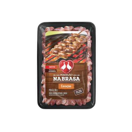 Coracao frango perdigao na brasa 500 gr