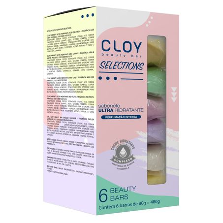 KIT SABONETE CLOY SORTICOS C/6X80G