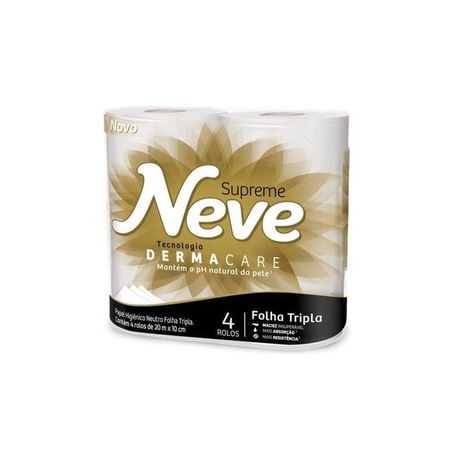 Papel Higienico Neve Supreme 4 rolos