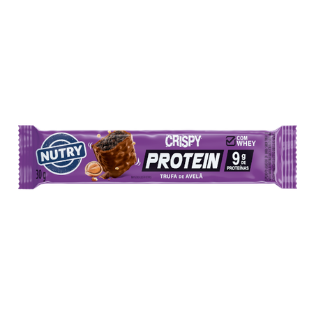 Barra de suplemento crispy protein trufa de avelã 30g