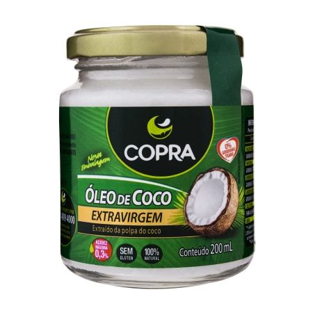 Óleo coco extra virgem copra 200ml