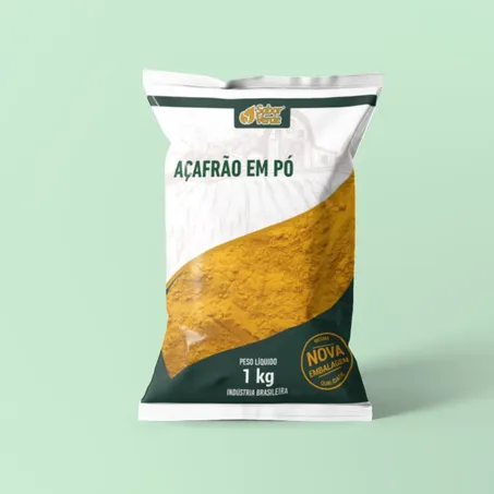 Açafrão da Terra em Pó 1 Kg - Sabor Verde