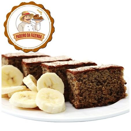 Bolo de banana c/ cacau da fazenda 340gr