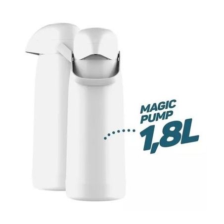 Garrafa térmica termolar magic pump branca 1,8l