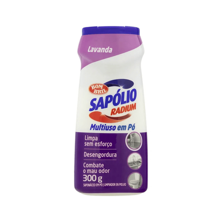 Sapólio radium saponácio com detergente lavanda frasco 300g
