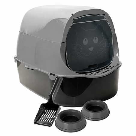 Kit sandbox fechado cinza jelplast