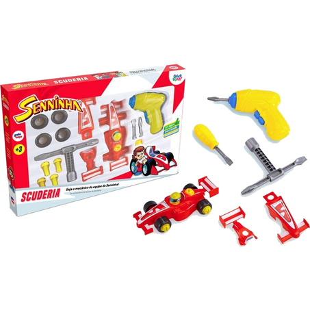 Carro Scuderia Senninha Pakitoys Montagem - Ref. 2032