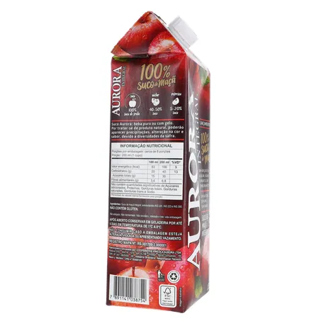 Suco Integral Maça Aurora Cx 1,5l 360-29