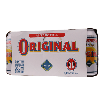 Cerveja antarctica original pilsen 350ml caixa com 12un 360-32