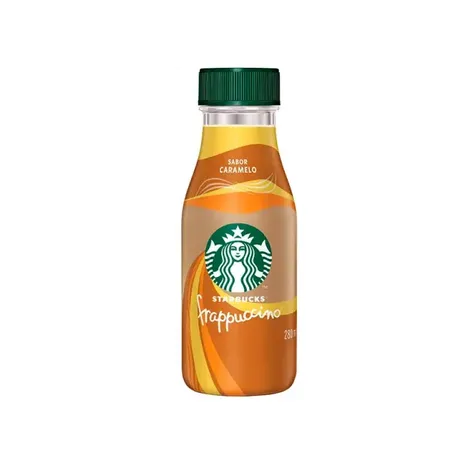 Bebida Láctea UHT com Café Starbucks Caramelo Frappuccino Garrafa 280ml