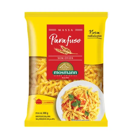Massa Mosmann 300g Parafuso Semola