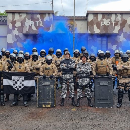 Choque: polícias militares participam de Curso de Treinamento Tático