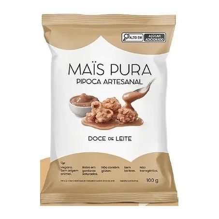 PIPOCA MAIS PURA DOCE DE LEITE 100G
