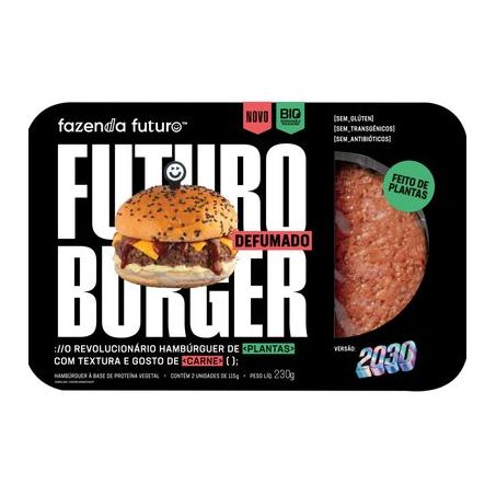 BURGUER FAZENDA FUTURO 2030 230G DEFUMADO