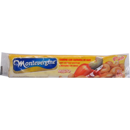 Torrone Montevérgine 90g - Com Caju