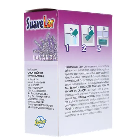 Bloco Sanitario Suave Lar Lavanda 35g 360-13